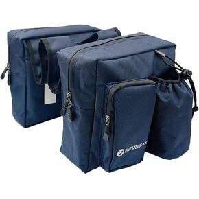 reygeak ATV Tank Bag，Waterproof Motorcycle Top Saddle Bag，ATV accessories Motorcycle Tank Bag with cell phone pocket and water bottle pocket-for ATV UTV Motorcycle(Navy Blue