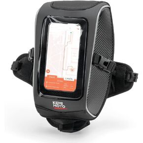 KEMIMOTO Tank Bag Compatible with Cam-Am Ryker 600 900 Sport Rally Edition Phone & Accessory Holder Tank Bag Cell Phone Bag Replace #219400762