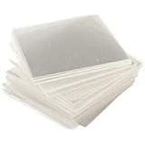 Clearshield Curing Windshield Film Tabs for Rock Chip Repair - 1" x 1" Plastic Squares to Fix Chip in Windshield - Essential Auto Glass Repair Supplies - Made in the USA (100 Pack)