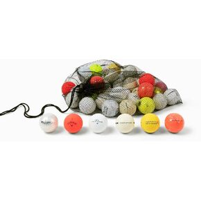 100 Miscellaneous Hit Away Practice Range Shag Used Golf Balls - Cheap Bulk Golfballs Great for Beginners and Golf Swing Practice