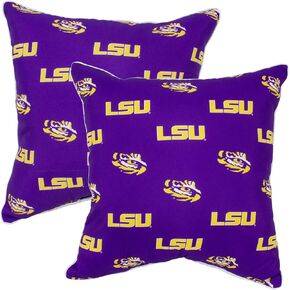 College Covers Pair Decorative Pillow, 2 Count (Pack of 1), North Carolina Tar Heels