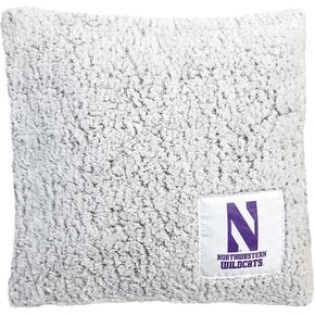 وسادة شيربا ذات لونين من الحرم الجامعي، مقاس 35.56 سم × 35.56 سم، وسادة قطيفة مرخصة رسميًا للمنزل، أو غرفة النوم الجامعية، أو يوم اللعب، وسادة رمي من الصوف الفاترة (القطط البرية الشمالية الغربية - متعددة الألوان) in Kuwait