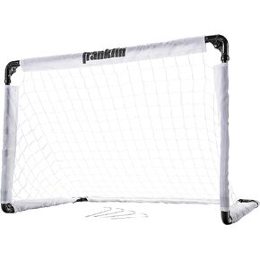 Franklin Sports Kids Mini Soccer Goal - Backyard Folding Net for Kids + Toddlers - Portable Steel Goal for Youth Soccer - 36" x 24"