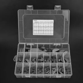 135Pcs Woodruff Key Half Moon Gear Shaft Drive Flywheel Pulley Crank Way Key Assortment Kit