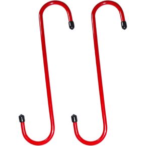RoadandLord Brake Caliper Hangers, Brake Caliper Hooks with Rubber Tips, Automotive Tools for Mechanics for Brake Axle and Suspesion System Work - 2 Pack (Red) in Kuwait