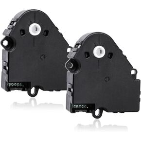 A-NAFTULY 2Pcs HVAC Blend Door Actuator Replacement for Chevy Silverado 1500 2500 Suburban Tahoe GMC Sierra Yukon XL Cadillac Escalade Hummer H2, Heater Air Vent Actuator, 89018365, 604-106, 52402588