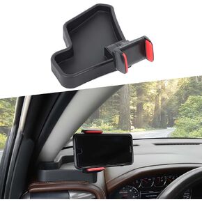 PDKLIN for Silverado Dash Phone Holder Mount for Chevy Silverado GMC Sierra 2014-2018 Dashboard Tray Storage Accessories