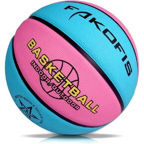 FAKOFIS Kids Basketball Size 3(22"),Youth Basketballs Size 5(27.5") for Play Games Indoor Backyard,Outdoor Park,Beach & Pool