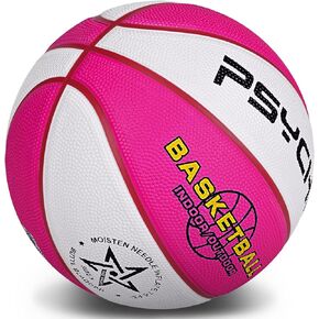 Wisdom Leaves Mini Rubber Basketball,Small Basketball for Kids/Toddler,Game Play Balls Size 3 (22-Inch)