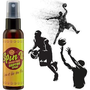 Spin-iT Basketball Hand Grip Spray - Use with Your Basketball Dribble Trainer - Basketball Grip Powder Replacement - Part of Your Basketball Accessories, Basketball Gear, Basketball Training 2 oz