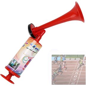 Handpush horn, Boating, Camping, Party Supplies, Xmas Holiday Celebration Favors (ABS Handpush horn 4PCS)