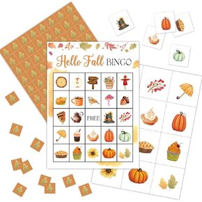 Ziyouza Greenery Bridal Bingo - Bridal Shower Games, 24 Players Bingo Games for Wedding Party, Engagement Bachelorette Tea Party, Greenery Bridal Shower Party Bingo Game -01