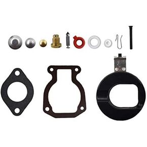 ALL-CARB Carburetor Repair Kit w/Float Replacement for Johnson Evinrude 398453 9.9 HP 15 HP 1974-1988