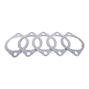5PCS High Temperature Exhaust Gasket 120-07610-0002 Compatible with 3"/ 76.2mm Flange ID Exhaust Pipe 3" 2-Bolt Flanges