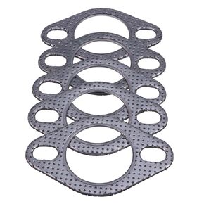 IEQFUE 5PCS High Temperature Exhaust Gasket 2-Bolt 2 inch 51mm Exhaust Flange