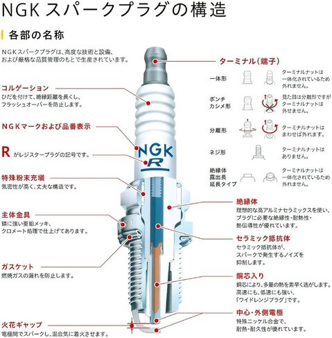 NGK 4548 Standard Spark Plug - CR9EK, 1 Pack in Saudi Arabia
