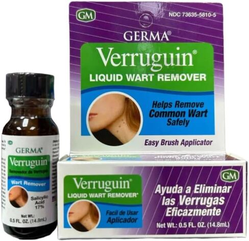 Verruguin- Removedor De Verrugas (14.8 مل) 1 زجاجة، يساعد في علاج الثآليل الشائعة in Kuwait
