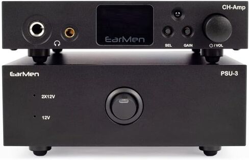 CH-amp Desktop Balanced Headphone Amplifier - High Fidelity Audio Amp for Headphones with Preamp, Composite Amplifier Topology & Fully Balanced Architecture in Kuwait