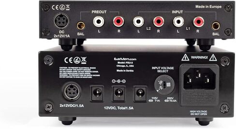 CH-amp Desktop Balanced Headphone Amplifier - High Fidelity Audio Amp for Headphones with Preamp, Composite Amplifier Topology & Fully Balanced Architecture in Kuwait