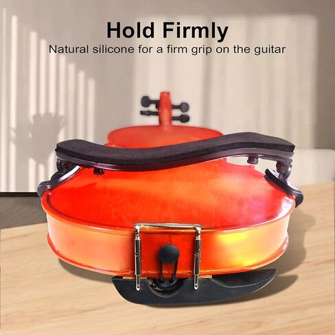 Violin Shoulder Rest, Foam Shoulder Rest for 3/4-4/4 size, Collapsible and Height Adjustable Feet Violin Universal Type Violin Parts Soft Easy to Use in Kuwait
