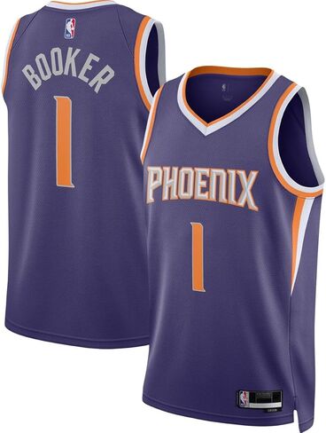 ديفين بوكر فينيكس صنز NBA Kids Youth 8-20 Purple Icon Edition Swingman Jersey in Saudi Arabia