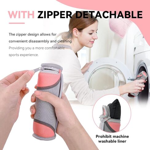 Sportneer Hand Weights Set, Detachable Walking Weight of 2 (1lbs or 2lbs Each) Soft Dumbbells Sets for Women Men Walking Dumbbell with Hand Strap for Workout Running Physical Therapy Aerobics in Saudi Arabia
