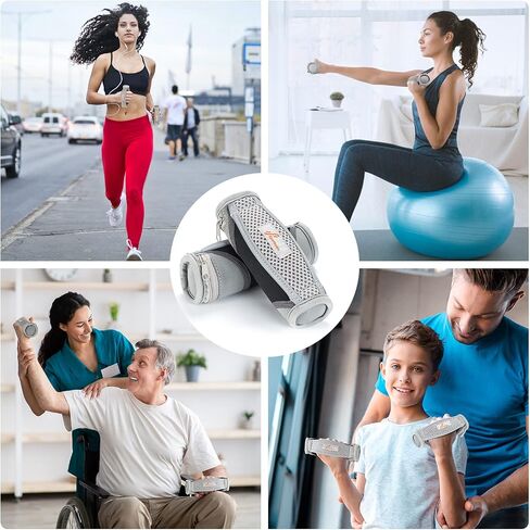 Sportneer Hand Weights Set, Detachable Walking Weight of 2 (1lbs or 2lbs Each) Soft Dumbbells Sets for Women Men Walking Dumbbell with Hand Strap for Workout Running Physical Therapy Aerobics in Saudi Arabia