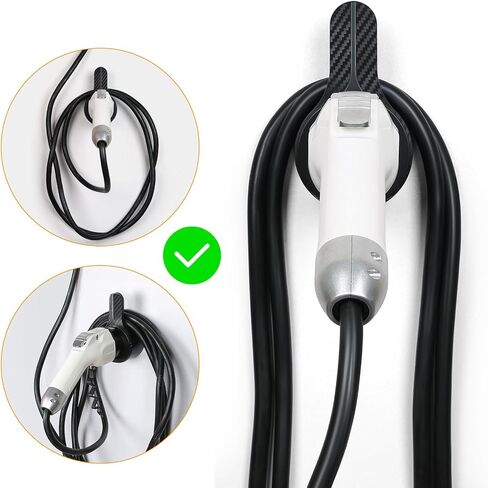 DASANRAO Electric Car Charger Holder Wall Mount for J1772,Charging Cable Holder, Electric Vehicle Charger Dock,EV Charge Cable Organizer,EV Cord Plug Holder,J1772 in Saudi Arabia