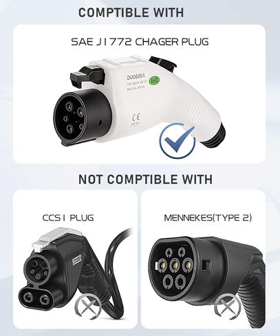 Charger Adapter Lock Compatible with J1772 to Tesla Charging Adapter (Compatible with Non Flange Adapter)-Compatible with Tesla Model X/Y/3/S in Kuwait