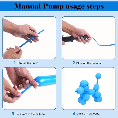 Balloon Pump,Dual Nozzles Electric Balloon Pump with 100 Balloons, Balloon Inflator Air Pump Balloon Blower with Tying Tool, Colored Ribbons for Party Birthday Wedding Festival Decoration in Saudi Arabia