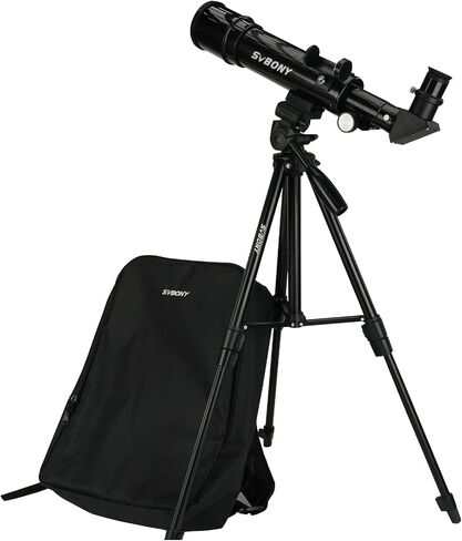 SVBONY SV510 Solar Eclipse Telescope, 60mm Portable Refractor for Solar Eclipses Sunspots, Meets ISO 12312-2:2015 Standard, Travel Telescope Permanently Attached Solar Filter in Saudi Arabia