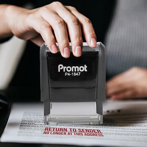 Promot Return to Sender NO Longer at This Address Self Inking Rubber Stamp in Saudi Arabia