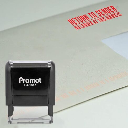 Promot Return to Sender NO Longer at This Address Self Inking Rubber Stamp in Saudi Arabia