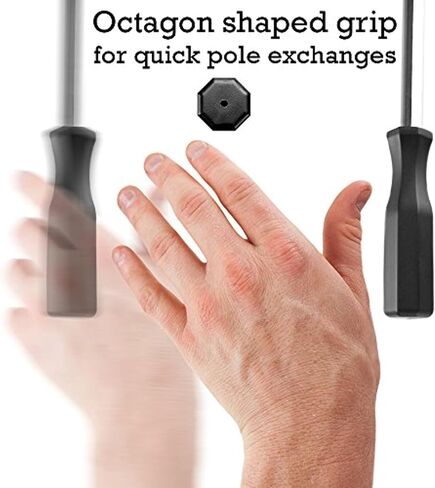 Brybelly Octagonal Handles for Standard Foosball Tables (8 Pack) in Saudi Arabia
