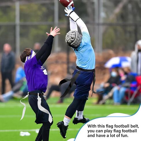 مجموعة أحزمة وأعلام كرة القدم من Hungdao مكونة من 12 لاعبًا وحزام كرة قدم قابل للتعديل للأطفال والمراهقين والكبار للتدريب الداخلي والخارجي (أسود، أبيض) in Kuwait