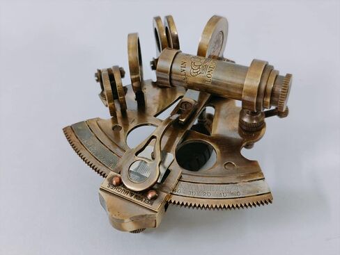 Labic Vintage Brass Sextant Nautical Working Instrument Astrolabe Ships Maritime Gift for Family Home Decor Thanksgiving Navy Decor in Saudi Arabia