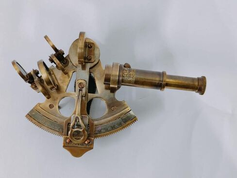 Labic Vintage Brass Sextant Nautical Working Instrument Astrolabe Ships Maritime Gift for Family Home Decor Thanksgiving Navy Decor in Saudi Arabia