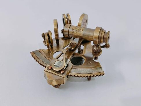 Labic Vintage Brass Sextant Nautical Working Instrument Astrolabe Ships Maritime Gift for Family Home Decor Thanksgiving Navy Decor in Saudi Arabia