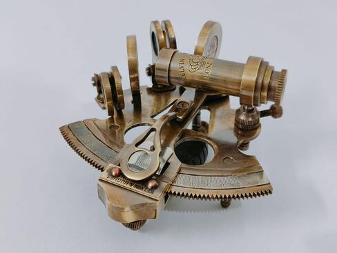 Labic Vintage Brass Sextant Nautical Working Instrument Astrolabe Ships Maritime Gift for Family Home Decor Thanksgiving Navy Decor in Saudi Arabia