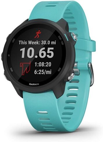 Garmin Forerunner 245 Music, GPS Running Smartwatch with Music and Advanced Dynamics, Aqua (Renewed) in Saudi Arabia