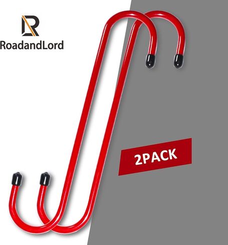 شماعات فرجار الفرامل من RoadandLord، وخطافات فرجار الفرامل مع أطراف مطاطية، وأدوات السيارات للميكانيكا لمحور الفرامل ونظام التعليق - عبوتان (أحمر) in Kuwait