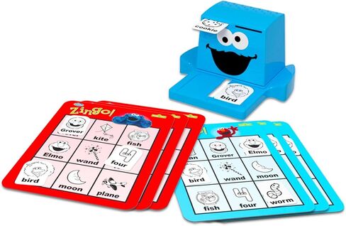 Sesame Street Bingo للأطفال - حزمة مع ألعاب Zingo Sesame Street Bingo التي تضم Elmo وCooking Monster والمزيد مع لوحة ألعاب مغناطيسية وقطع ألعاب والمزيد | مجموعة البنغو للأطفال الصغار in Kuwait