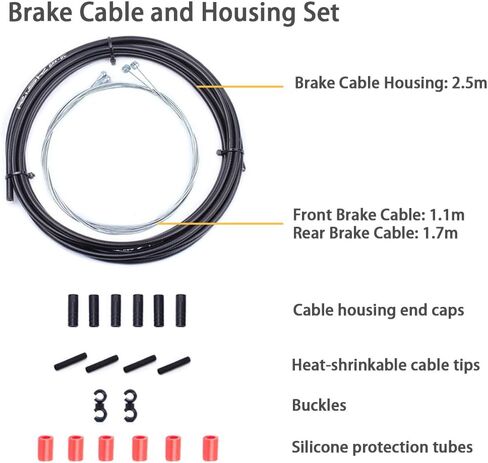 مجموعة كابلات الدراجات ومبيت Wolfride طقم كابل الدراجة للدراجات الجبلية على الطرق in Kuwait