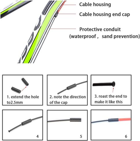 مجموعة كابلات الدراجات ومبيت Wolfride طقم كابل الدراجة للدراجات الجبلية على الطرق in Kuwait