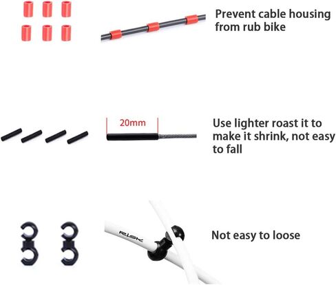 مجموعة كابلات الدراجات ومبيت Wolfride طقم كابل الدراجة للدراجات الجبلية على الطرق in Kuwait
