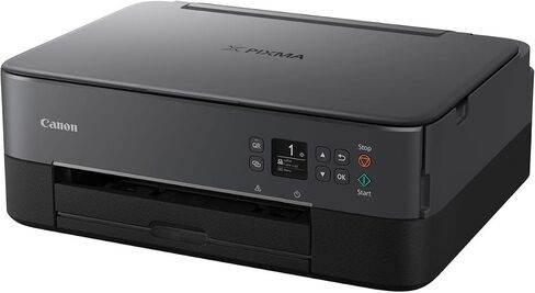 Canon TS5320 طابعة لاسلكية الكل في واحد، ماسح ضوئي، ناسخة مع AirPrint، أسود، جاهز للتجديد من Amazon Dash in Kuwait