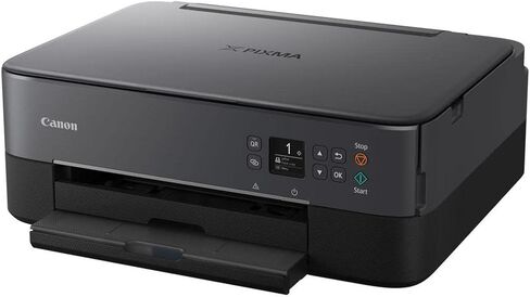 Canon TS5320 طابعة لاسلكية الكل في واحد، ماسح ضوئي، ناسخة مع AirPrint، أسود، جاهز للتجديد من Amazon Dash in Kuwait