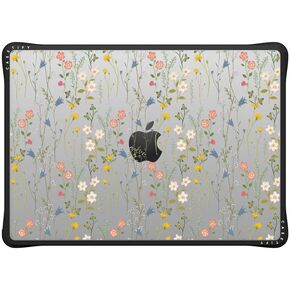 CASETiFY Impact MacBook Pro 14" (2021 & 2023) Case [Enhanced Protective Corner Design/Ventilation Cutouts/Anti-Slip Grip] - Clear Black