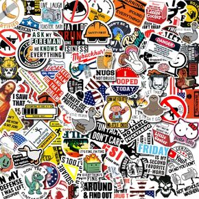150pcs Funny Stickers for Adults Prank Meme Hilarious Sticker Pack for Laptop Hard Hat Work Computers Water Bottles Funny Vinyl Waterproof Decals (150)
