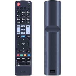 AKB72975301 Replacement Remote Control Applicable for LG BD590 BX585 BX580 BD570 BD550 Blu-ray Disc Player